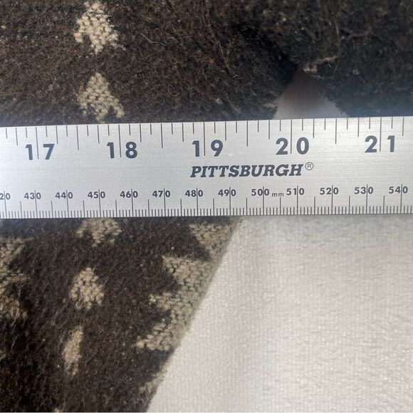 High Line Vintage Southwest Style Coat W/Faux Fur Collar and Cuffs Size Medium - Picture 14 of 16